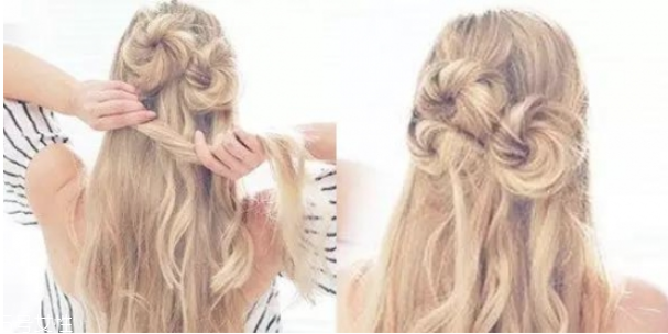 無劉海丸子頭怎么扎好看 半花瓣頭扎法圖解 無劉海丸子頭怎么扎好看 半花瓣頭扎法圖解