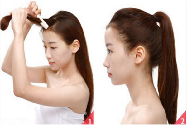 無劉海丸子頭怎么扎好看 半花瓣頭扎法圖解 無劉海丸子頭怎么扎好看 半花瓣頭扎法圖解