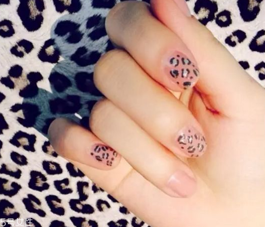 顯手白豹紋美甲圖片 這幾款簡單干凈又洋氣 顯手白豹紋美甲圖片 這幾款簡單干凈又洋氣