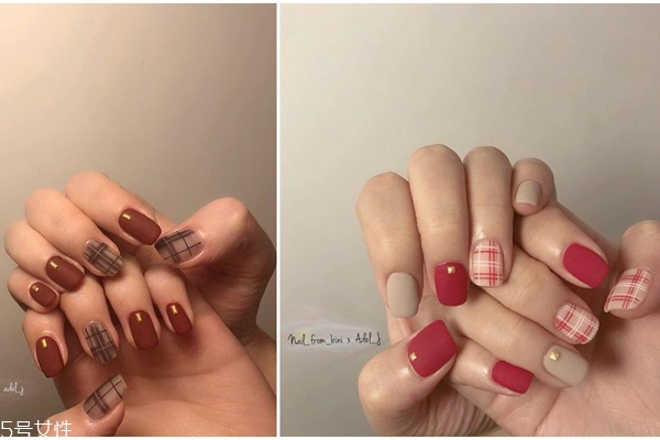 格紋光療美甲圖片 讓指尖的氣質(zhì)發(fā)光發(fā)熱 格紋光療美甲圖片 讓指尖的氣質(zhì)發(fā)光發(fā)熱