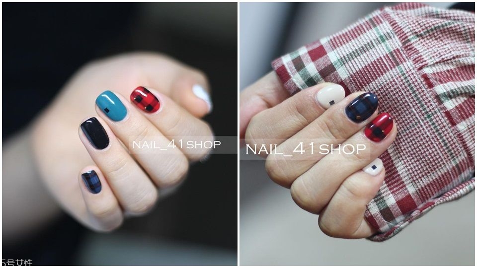格紋光療美甲圖片 讓指尖的氣質(zhì)發(fā)光發(fā)熱 格紋光療美甲圖片 讓指尖的氣質(zhì)發(fā)光發(fā)熱