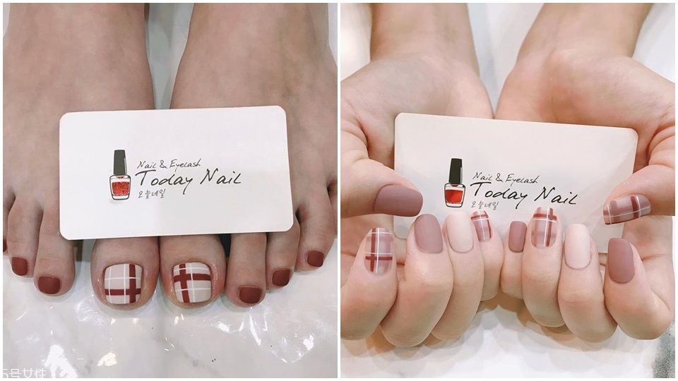 格紋光療美甲圖片 讓指尖的氣質(zhì)發(fā)光發(fā)熱 格紋光療美甲圖片 讓指尖的氣質(zhì)發(fā)光發(fā)熱