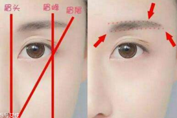 平眉毛怎么畫 畫眉毛技巧步驟圖片 平眉毛怎么畫 畫眉毛技巧步驟圖片