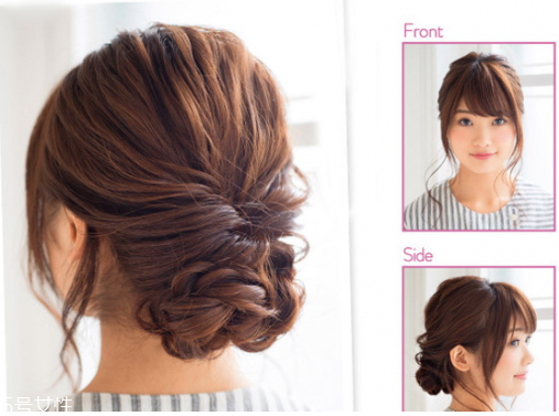 如何自己做簡單盤發(fā) 自己盤頭發(fā)簡單好看的步驟 如何自己做簡單盤發(fā) 自己盤頭發(fā)簡單好看的步驟