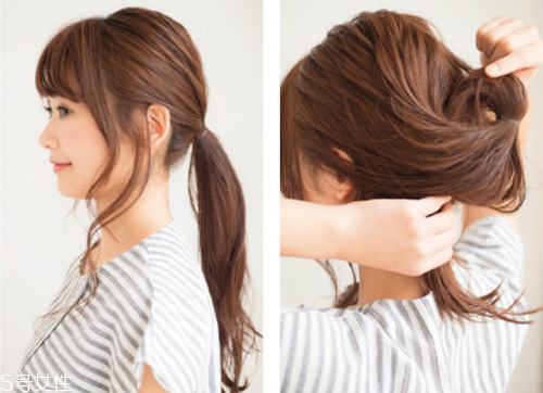 如何自己做簡單盤發(fā) 自己盤頭發(fā)簡單好看的步驟 如何自己做簡單盤發(fā) 自己盤頭發(fā)簡單好看的步驟