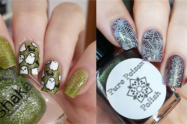 萬圣節(jié)美甲圖片 8個(gè)萬圣節(jié)美甲創(chuàng)意