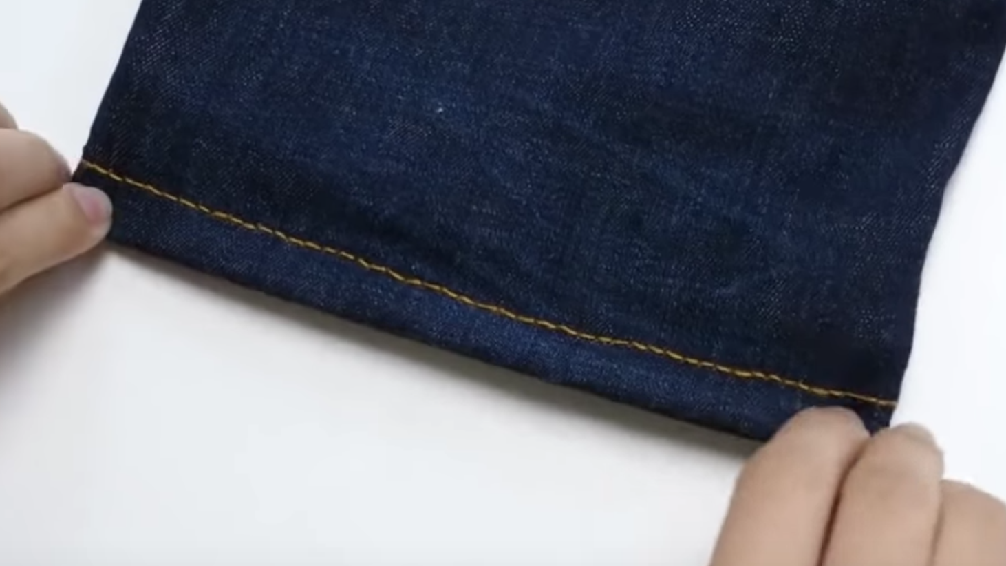 褲腳太長(zhǎng)了怎么縫短 隱形無(wú)痕縫法 褲腳太長(zhǎng)了怎么縫短 隱形無(wú)痕縫法