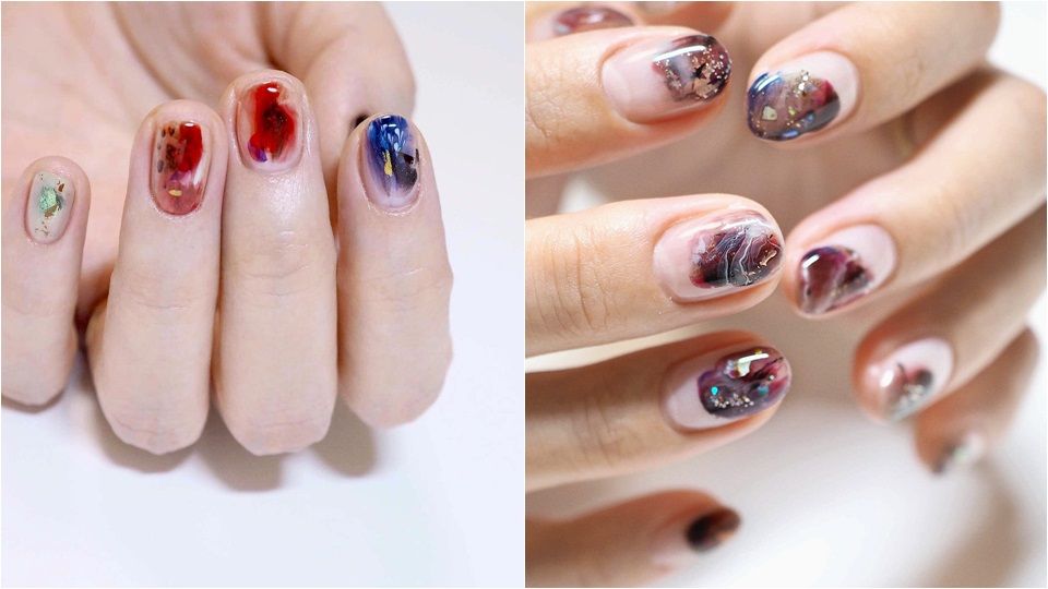 留白指甲圖片 最省錢的留白美甲 留白指甲圖片 最省錢的留白美甲