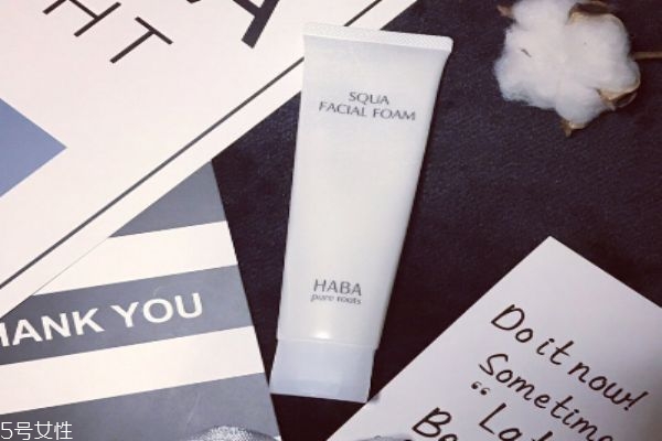 haba鯊烷潔面乳成分 haba鯊烷潔面乳使用步驟
