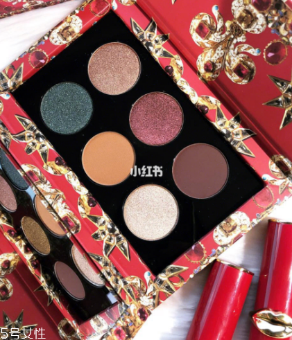 pat mcgrath圣誕系列六色眼影盤是什么顏色及試色 pat mcgrath圣誕系列六色眼影盤是什么顏色及試色