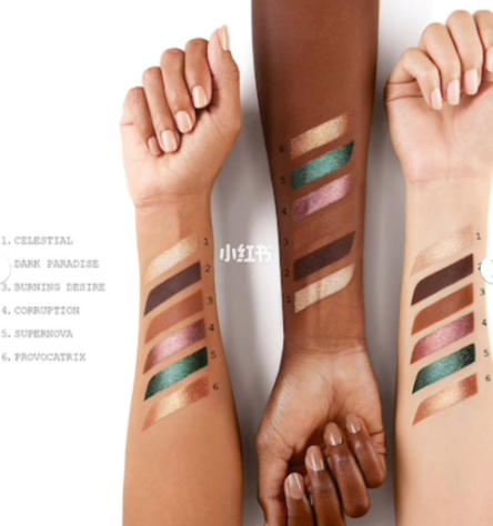 pat mcgrath圣誕系列六色眼影盤是什么顏色及試色 pat mcgrath圣誕系列六色眼影盤是什么顏色及試色