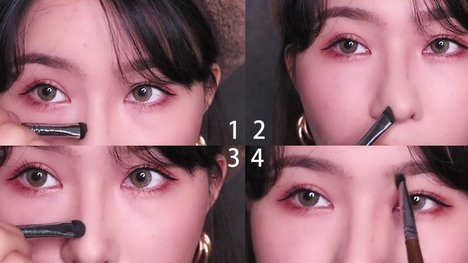 鼻子大怎么修容 鼻子修容教程圖 鼻子大怎么修容 鼻子修容教程圖