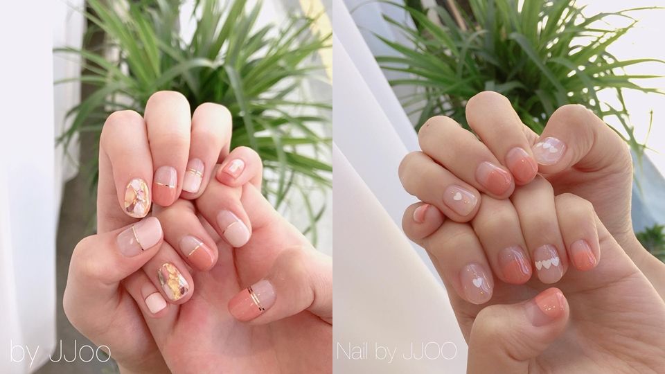 珊瑚橘色美甲圖片 10款百搭顯白珊瑚橘色美甲