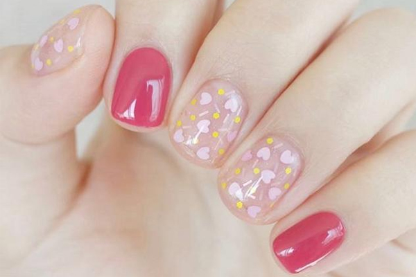 紅色系跳色美甲圖片 顯手白紅色系跳色美甲 紅色系跳色美甲圖片 顯手白紅色系跳色美甲