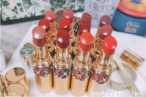 ysl圓管口紅2019春季新色 ysl春季圓管新色試色 ysl圓管口紅2019春季新色 ysl春季圓管新色試色