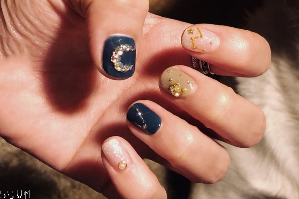 高清星月美甲圖片 仙女專屬星月美甲 高清星月美甲圖片 仙女專屬星月美甲