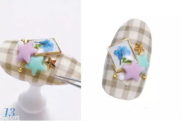 日系田園風美甲怎么做 簡單美甲教程 日系田園風美甲怎么做 簡單美甲教程