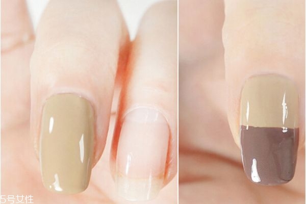 簡單撞色美甲教程 藍色星星美甲教程 簡單撞色美甲教程 藍色星星美甲教程