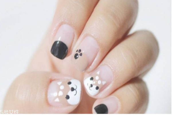 卡通手繪美甲怎么做 動(dòng)物圖案卡通美甲怎么做 卡通手繪美甲怎么做 動(dòng)物圖案卡通美甲怎么做