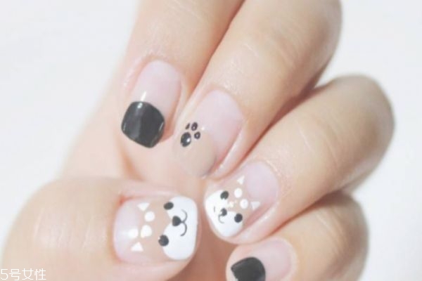 卡通手繪美甲怎么做 動(dòng)物圖案卡通美甲怎么做 卡通手繪美甲怎么做 動(dòng)物圖案卡通美甲怎么做