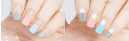 撞色豹紋美甲教程 日系美甲教程 撞色豹紋美甲教程 日系美甲教程