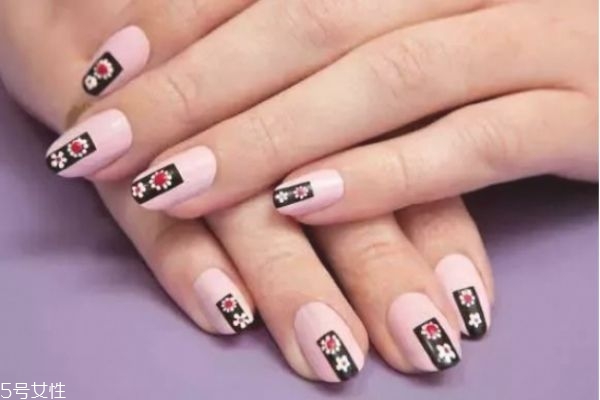 撞色豹紋美甲教程 日系美甲教程 撞色豹紋美甲教程 日系美甲教程