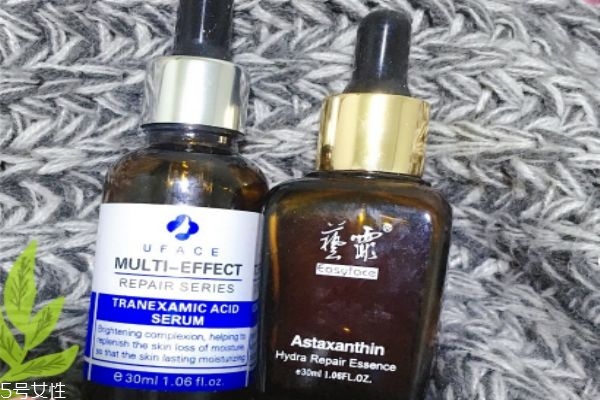 傳明酸和蝦青素一起用能美白嗎 傳明酸蝦青素使用感受 傳明酸和蝦青素一起用能美白嗎 傳明酸蝦青素使用感受