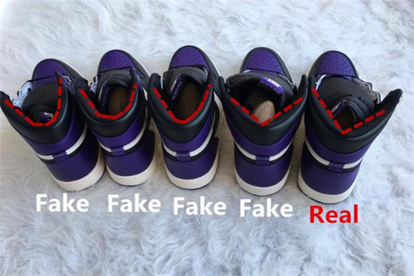 aj1黑紫腳趾真假對比 堅決抵制假貨 aj1黑紫腳趾真假對比 堅決抵制假貨