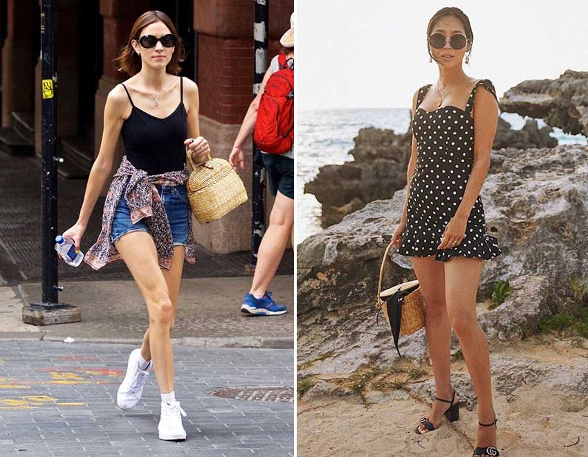 草編包搭配什么衣服 夏天少了草編包就不完整 草編包搭配什么衣服 夏天少了草編包就不完整