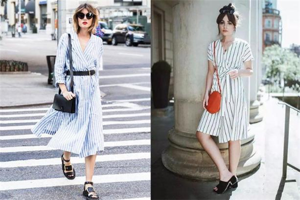 條紋連衣裙怎么搭配 獨(dú)特夏日清爽感 條紋連衣裙怎么搭配 獨(dú)特夏日清爽感
