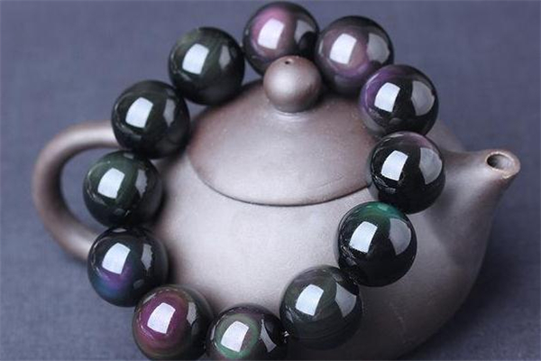 彩虹眼黑曜石真假鑒別 彩虹眼黑曜石有假的嗎 彩虹眼黑曜石真假鑒別 彩虹眼黑曜石有假的嗎