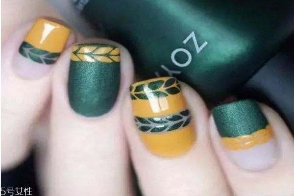 秋天適合做什么美甲 適合秋天做的美甲圖片 秋天適合做什么美甲 適合秋天做的美甲圖片