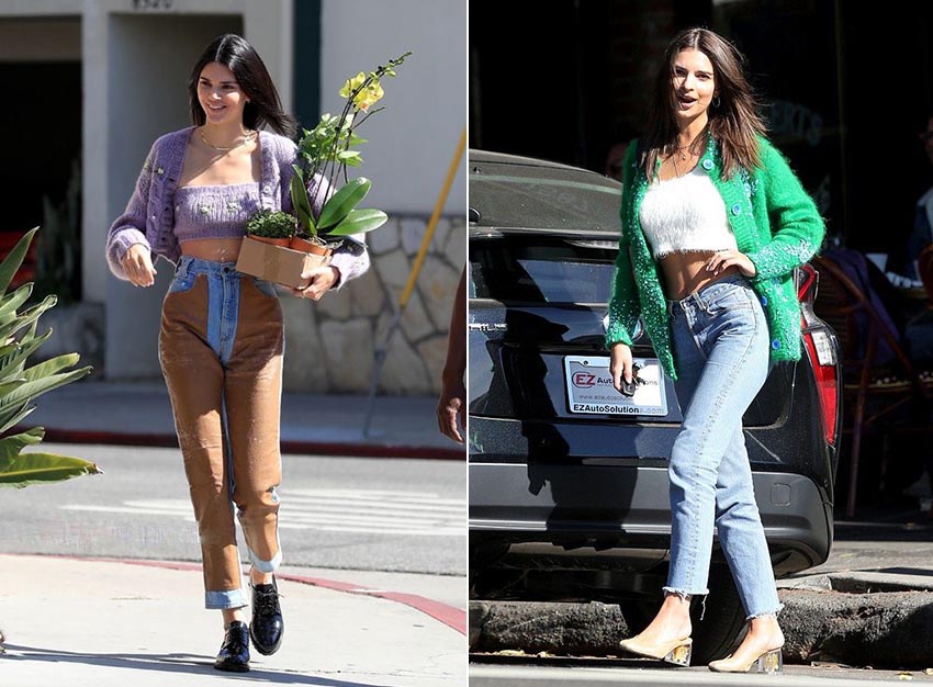 針織外套換個穿法，搭出秋裝新鮮感