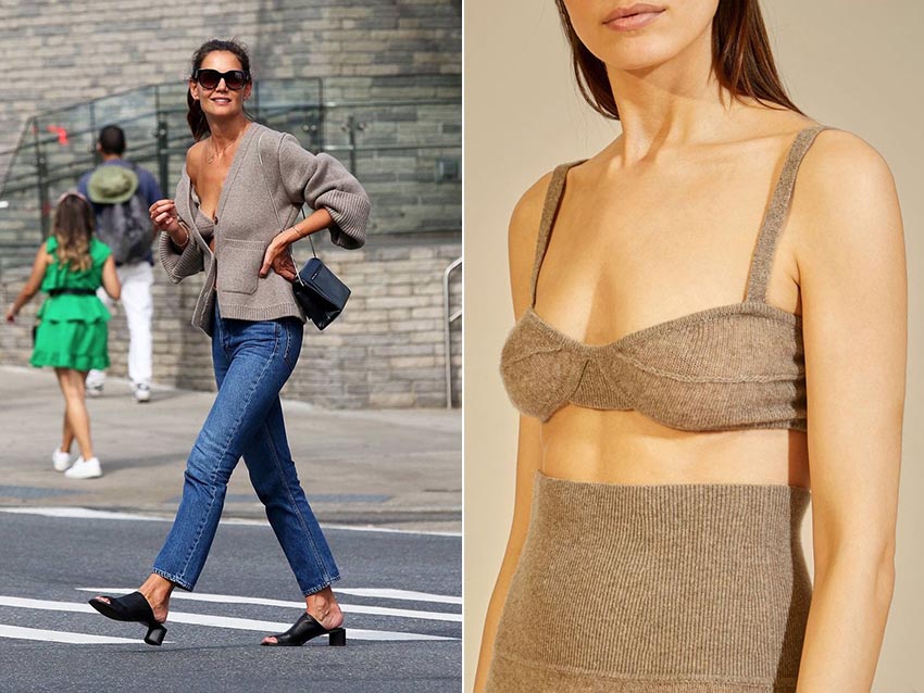 針織外套換個穿法，搭出秋裝新鮮感