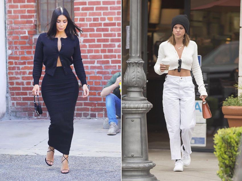 針織外套換個穿法，搭出秋裝新鮮感