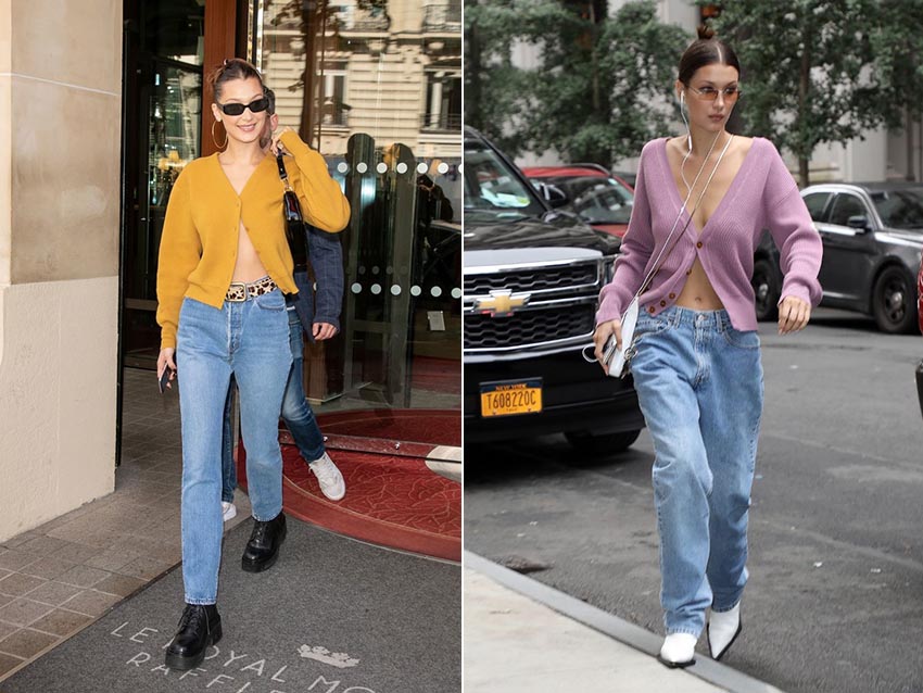 針織外套換個穿法，搭出秋裝新鮮感