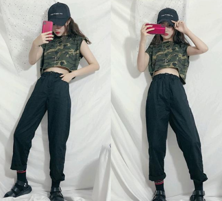 露臍裝搭配圖片學生風范 露臍裝搭配圖片學生風范