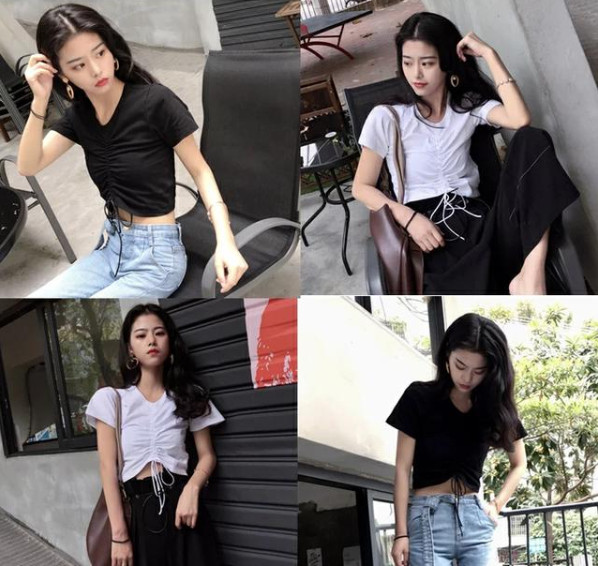 露臍裝搭配圖片學生風范 露臍裝搭配圖片學生風范