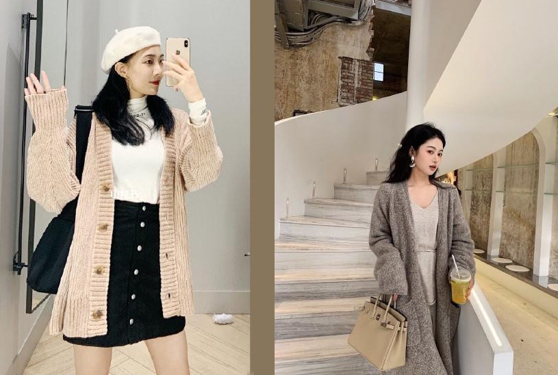 開衫毛衣里面搭配什么比較好 開衫毛衣里面搭配什么比較好