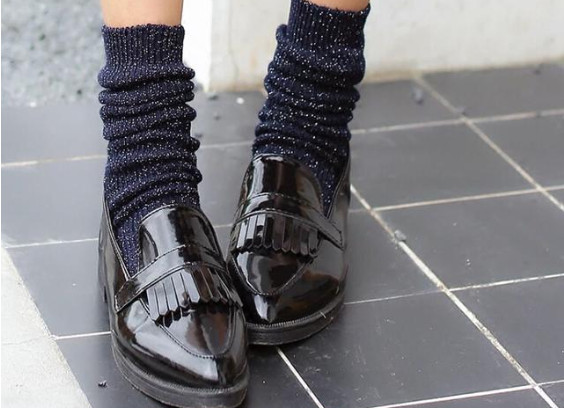 堆堆襪怎么搭配圖片 堆堆襪搭配鞋子效果圖 堆堆襪怎么搭配圖片 堆堆襪搭配鞋子效果圖