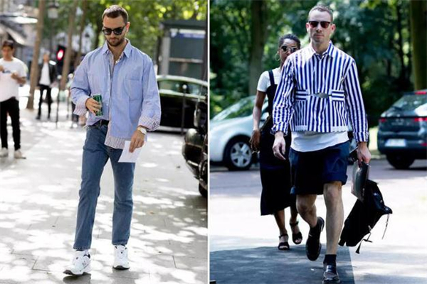 男生藍白條紋襯衫怎么搭配 藍白條紋襯衫搭配圖片 男生藍白條紋襯衫怎么搭配 藍白條紋襯衫搭配圖片