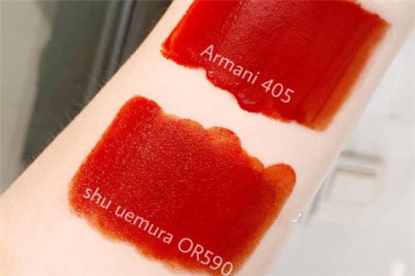 植村秀590試色 植村秀590和阿瑪尼405哪個(gè)好看 植村秀590試色 植村秀590和阿瑪尼405哪個(gè)好看