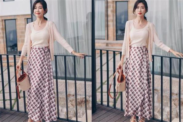 格子長裙怎么搭配 格子長裙搭配圖片 格子長裙怎么搭配 格子長裙搭配圖片
