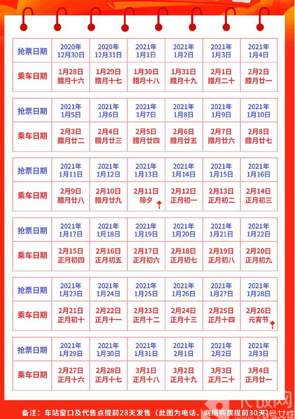 2021春運(yùn)搶票開始 春運(yùn)什么時(shí)候開始搶票 2021春運(yùn)搶票開始 春運(yùn)什么時(shí)候開始搶票