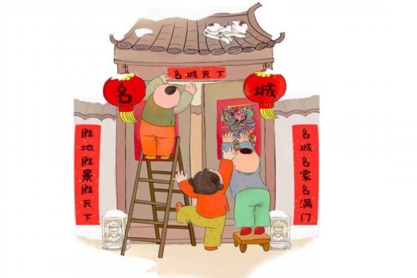 貼春聯(lián)上聯(lián)貼左還是右 貼春聯(lián)的由來(lái)和寓意