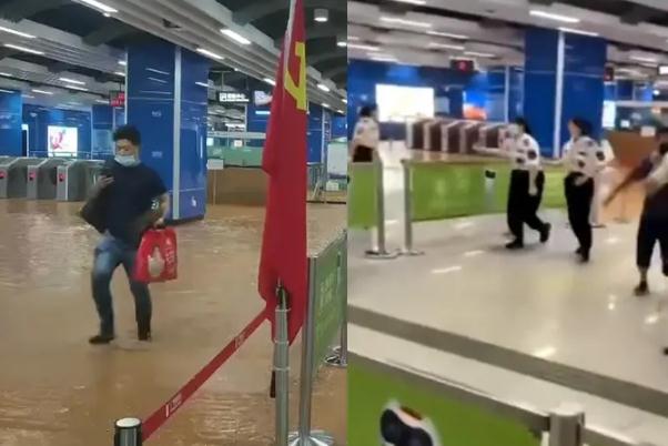 廣州暴雨大水沖進(jìn)地鐵站 暴雨來臨如何自救