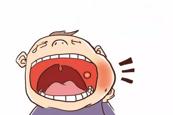 口腔潰瘍?cè)趺粗斡?口腔潰瘍?cè)趺淳徑馓弁? alt=