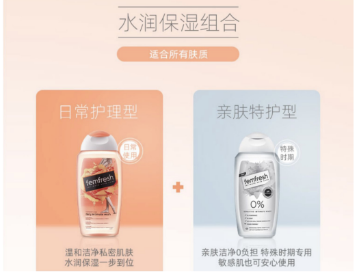 芳芯femfresh 1+1呵護(hù)備至組合 精致少女的私處護(hù)理進(jìn)化史 芳芯femfresh 1+1呵護(hù)備至組合 精致少女的私處護(hù)理進(jìn)化史