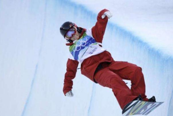 單板U型池蔡雪桐第4克洛伊金衛(wèi)冕 單板滑雪的基本姿勢(shì)